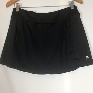 HEAD BLACK PERFORMANCE SKORT SZ L